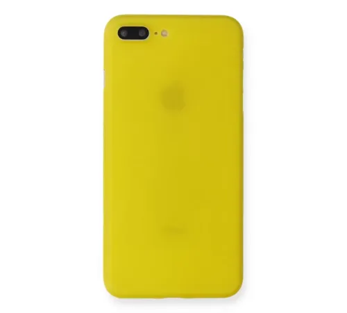 Apple iPhone 7 Plus Kılıf PP Ultra İnce Kapak - Sarı