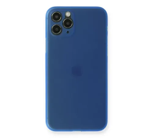 Apple iPhone 11 Pro Kılıf PP Ultra İnce Kapak - Mavi