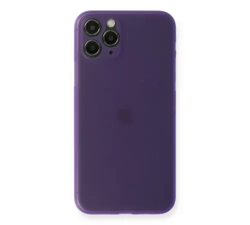 Apple iPhone 11 Pro Kılıf PP Ultra İnce Kapak - Mor