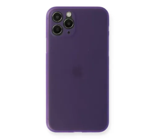 Apple iPhone 11 Pro Kılıf PP Ultra İnce Kapak - Mor