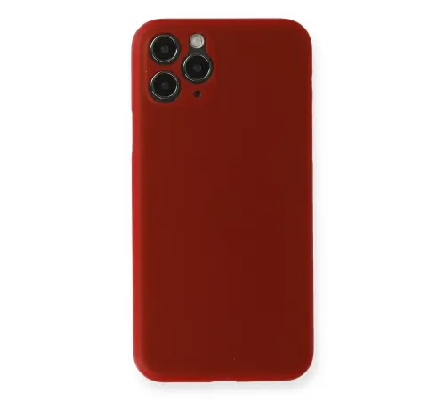 Apple iPhone 11 Pro Kılıf PP Ultra İnce Kapak - Kırmızı