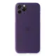 Apple iPhone 11 Pro Max Kılıf PP Ultra İnce Kapak - Mor