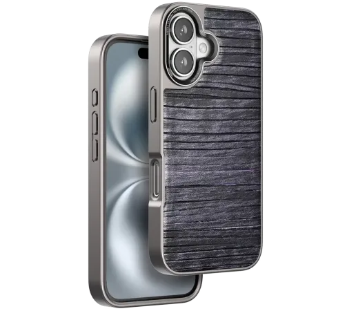 Apple iPhone 16 Wave Kapak - Derin Mor