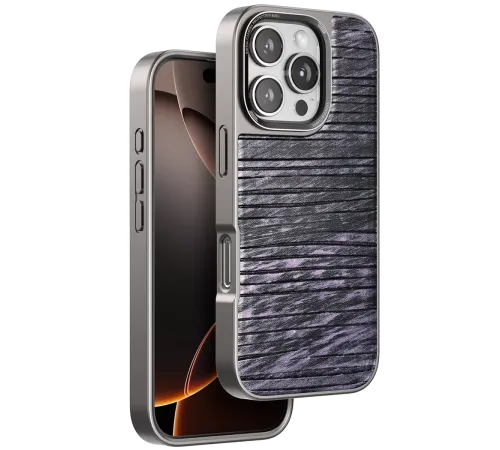 Apple iPhone 16 Pro Wave Kapak - Derin Mor