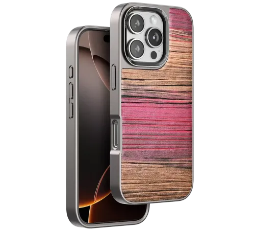Apple iPhone 16 Pro Max Wave Kapak - Pembe