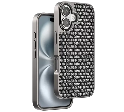 Apple iPhone 16 Brand Kapak - Gümüş