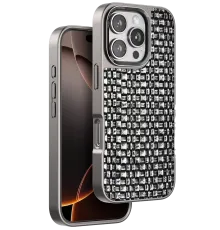 Apple iPhone 16 Pro Max Brand Kapak - Gümüş