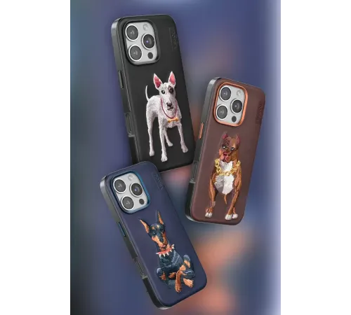 Apple iPhone 16 Perma Desenli Kapak - Siyah