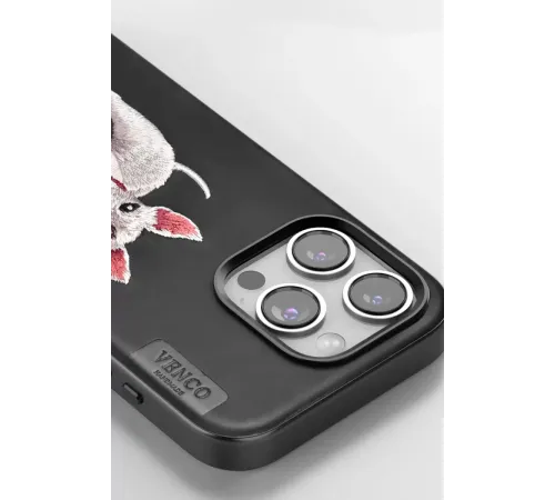Apple iPhone 16 Pro Perma Desenli Kapak - Siyah