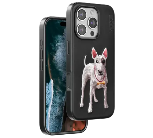 Apple iPhone 16 Pro Perma Desenli Kapak - Siyah