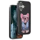 Apple iPhone 16 Cute Desenli Kapak - Siyah
