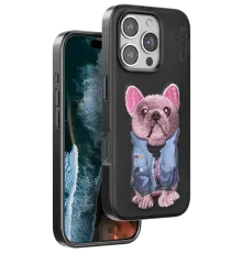 Apple iPhone 16 Pro Cute Desenli Kapak - Siyah
