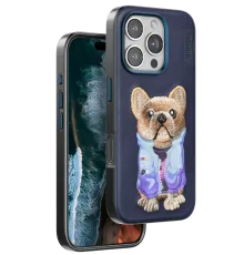 Apple iPhone 16 Pro Cute Desenli Kapak - Lacivert