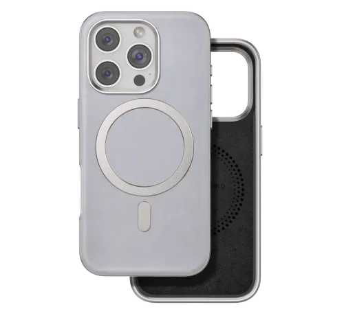 Apple iPhone 16 Pro Puskas Magsafe Kapak - Titan Gri