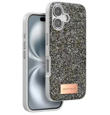 Apple iPhone 16 Bright Simli Kapak - Gümüş