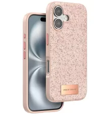 Apple iPhone 16 Bright Simli Kapak - Pembe