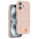 Apple iPhone 16 Bright Simli Kapak - Pembe