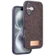Apple iPhone 16 Bright Simli Kapak - Derin Mor