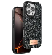 Apple iPhone 16 Pro Max Bright Simli Kapak - Siyah