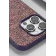 Apple iPhone 16 Pro Max Bright Simli Kapak - Gümüş