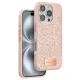 Apple iPhone 16 Pro Max Bright Simli Kapak - Pembe