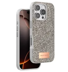 Apple iPhone 16 Pro Max Bright Simli Kapak - Çöl Titanyum