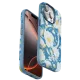 Apple iPhone 15 Pro Flower Series Magsafe Kapak - Mavi