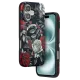 Apple iPhone 16 Flower Series Magsafe Kapak - Siyah