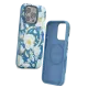 Apple iPhone 16 Pro Max Flower Series Magsafe Kapak - Mavi