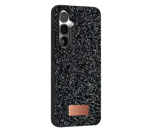 Samsung Galaxy S24 FE Bright Simli Kapak - Siyah