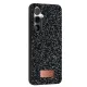 Samsung Galaxy S24 FE Bright Simli Kapak - Siyah