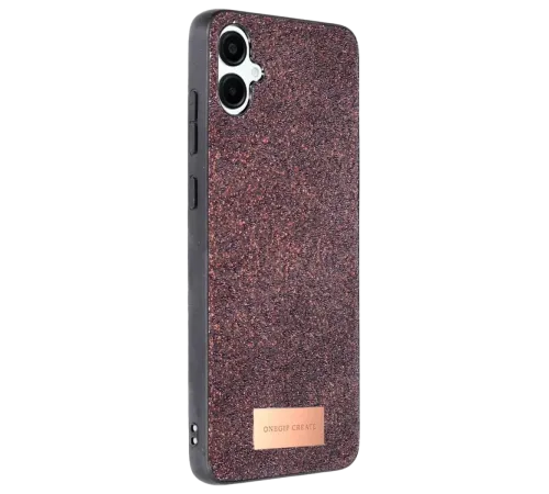 Samsung Galaxy A06 Bright Simli Kapak - Derin Mor