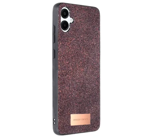 Samsung Galaxy A06 Bright Simli Kapak - Derin Mor