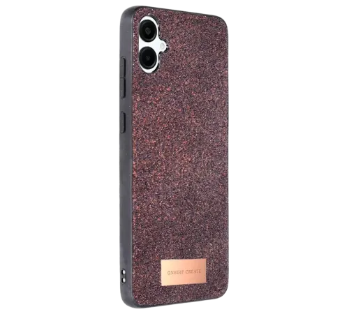 Samsung Galaxy A06 Bright Simli Kapak - Derin Mor