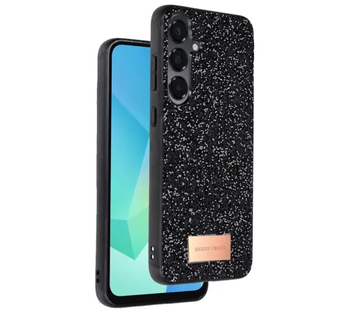 Samsung Galaxy A16 5G Bright Simli Kapak - Siyah