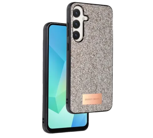 Samsung Galaxy A16 5G Bright Simli Kapak - Gold