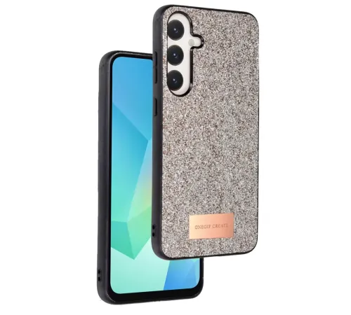 Samsung Galaxy A16 5G Bright Simli Kapak - Gold