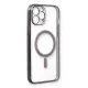 Apple iPhone 12 Pro Kılıf Magneticsafe Lazer Silikon - Siyah