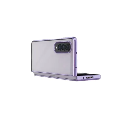 Samsung Galaxy Z Fold 4 Kılıf Fold Element Kapak - Mor