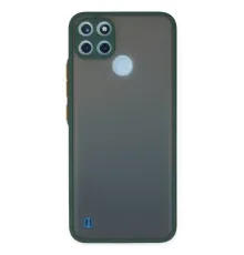Realme C21Y Kılıf Montreal Silikon Kapak - Yeşil