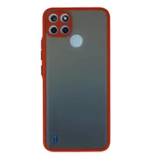 Realme C21Y Kılıf Montreal Silikon Kapak - Kırmızı