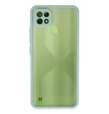 Realme C21 Kılıf Montreal Silikon Kapak - Turkuaz