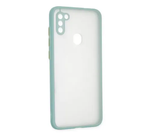 Samsung Galaxy A11 Kılıf Montreal Silikon Kapak - Turkuaz