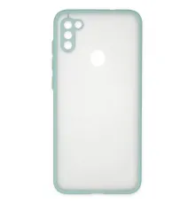 Samsung Galaxy A11 Kılıf Montreal Silikon Kapak - Turkuaz