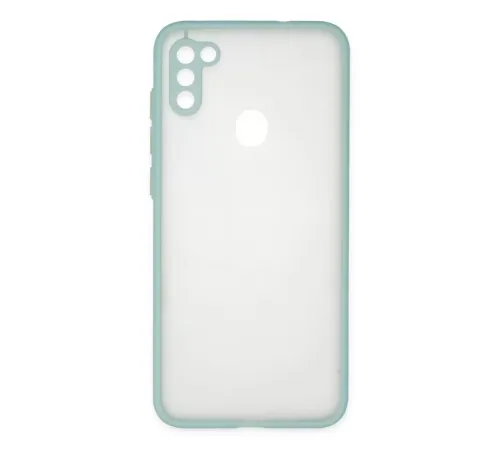 Samsung Galaxy A11 Kılıf Montreal Silikon Kapak - Turkuaz