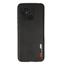 Xiaomi Redmi 10C Kılıf Loop Deri Silikon - Siyah