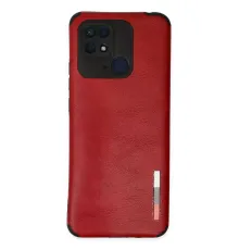 Xiaomi Redmi 10C Kılıf Loop Deri Silikon - Kırmızı