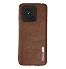 Xiaomi Redmi 10C Kılıf Loop Deri Silikon - Kahverengi