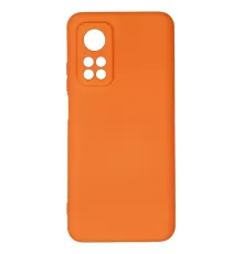 Xiaomi Mi 10T Kılıf Nano içi Kadife Silikon - Turuncu