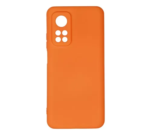 Xiaomi Mi 10T Kılıf Nano içi Kadife Silikon - Turuncu
